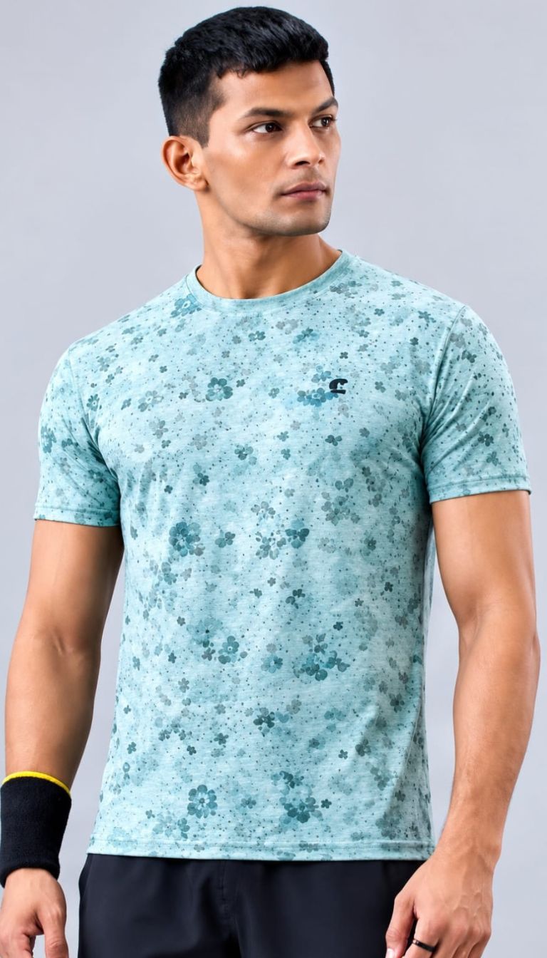 T SHIRT DRYFIT R/N FX757 (SKY BLUE)