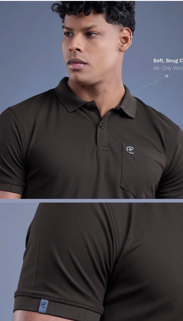 T SHIRT DRYFIT CLR FX014 (CEMENT GRAY)
