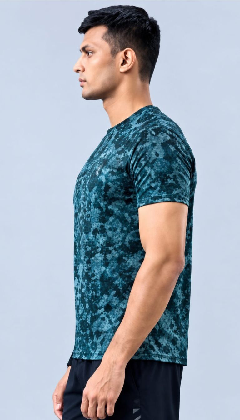 T SHIRT DRYFIT R/N FX757 (GREEN)
