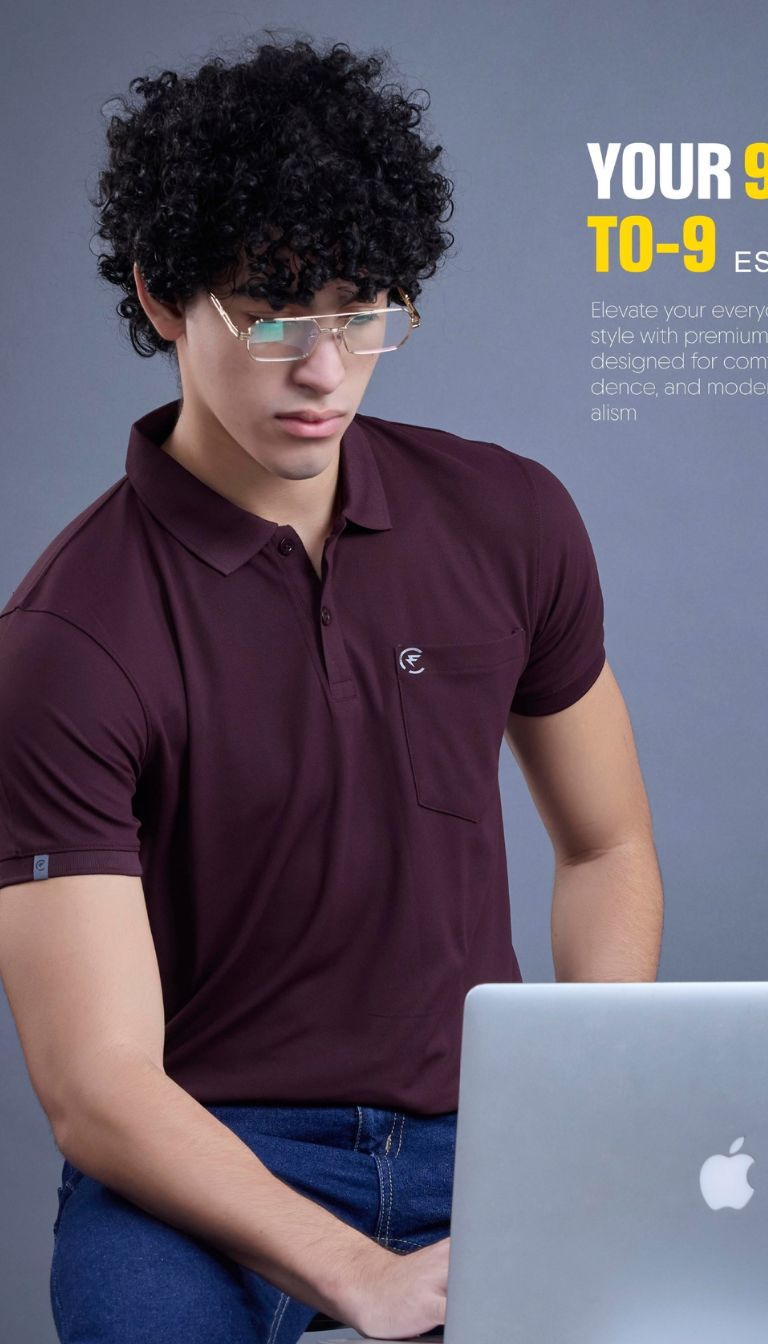 T SHIRT DRYFIT CLR FX014 (MAROON)