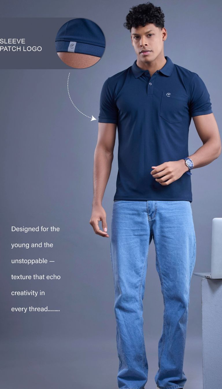 T SHIRT DRYFIT CLR FX014 (NAVY)